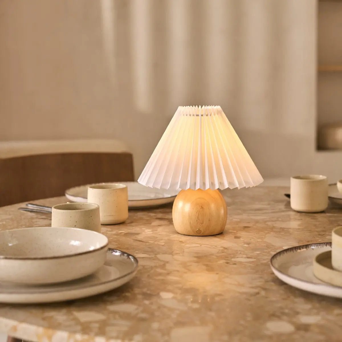 Nathalie Light Brown Lamp elegant dining table lighting