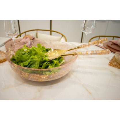 Round Resin Sequin Bowl resin modern home decor