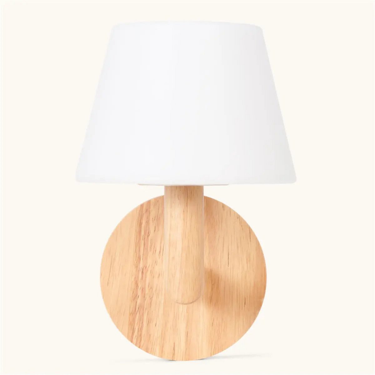 Ted eco-friendly wooden wall lamp made from sustainable rubberwood