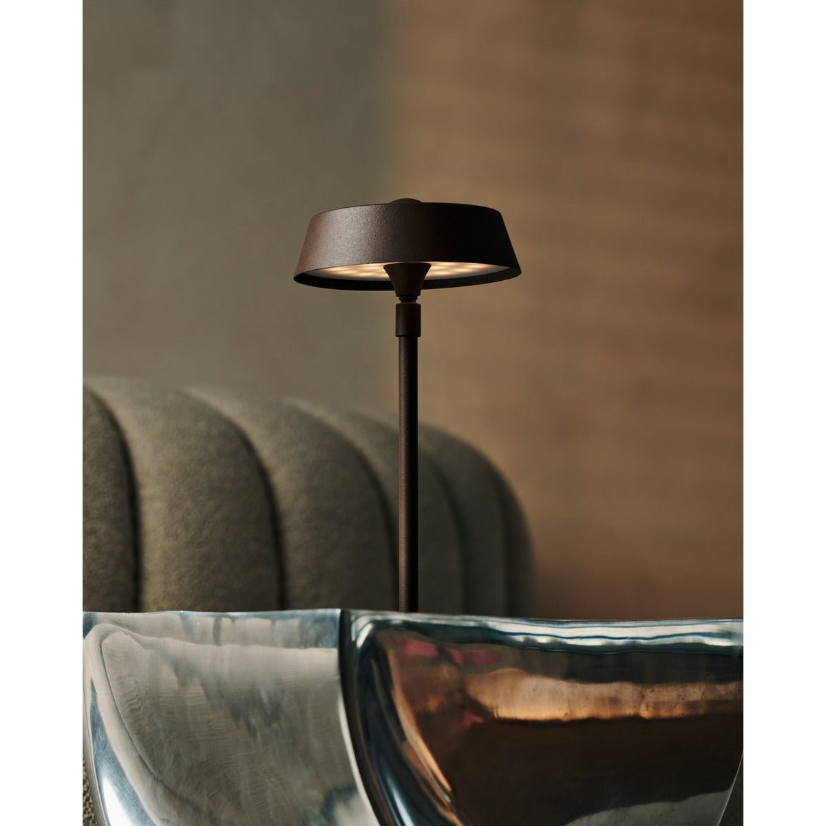 Luca Mocha Brown – USB Rechargeable Lamp | Dimmable Light