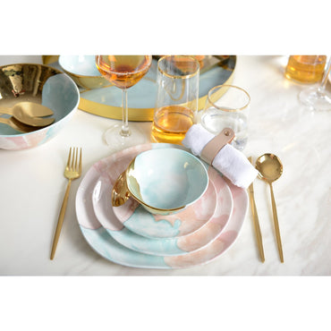 Multicolored soup bowl