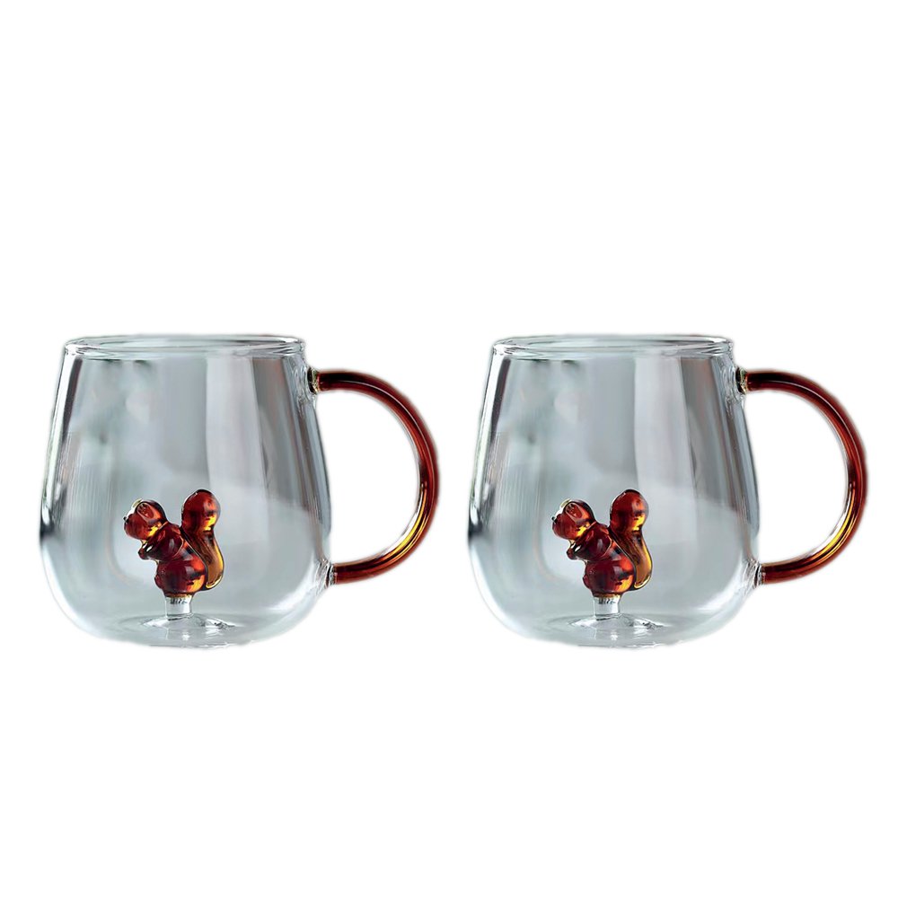 Squirrel tea cups - Lot of 2