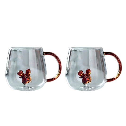 Squirrel tea cups - Lot of 2