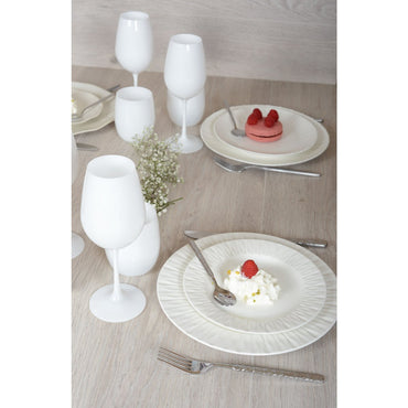 Lilia white flat plate 26.5X26.5X2.3CM