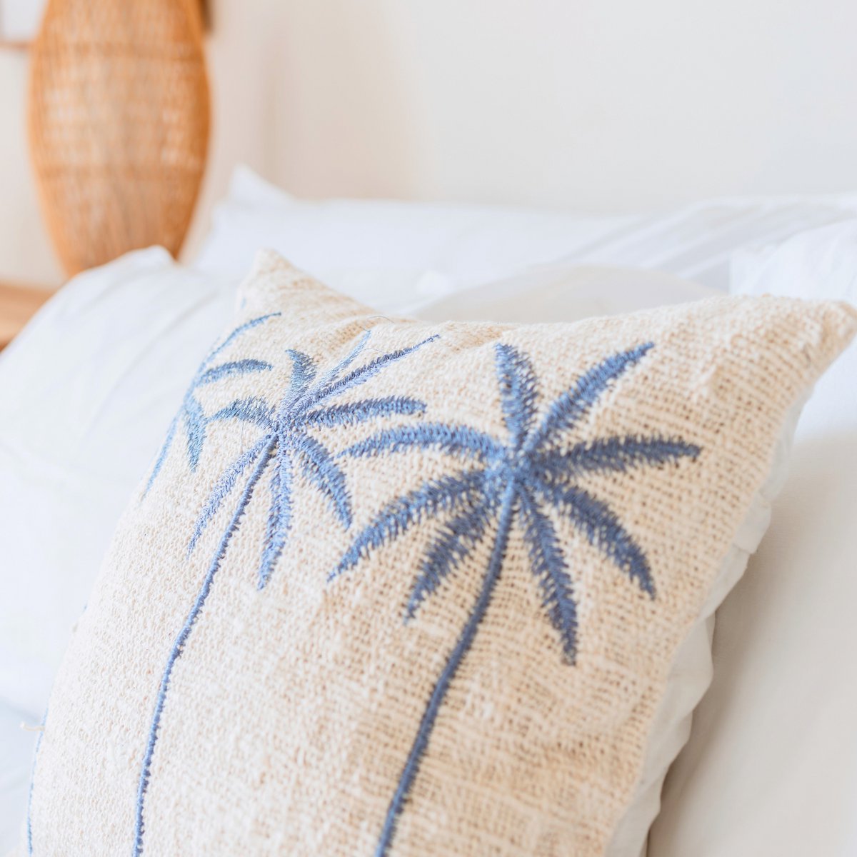 ANARKA cotton cushion cover, handmade boho pillow for cozy interiors