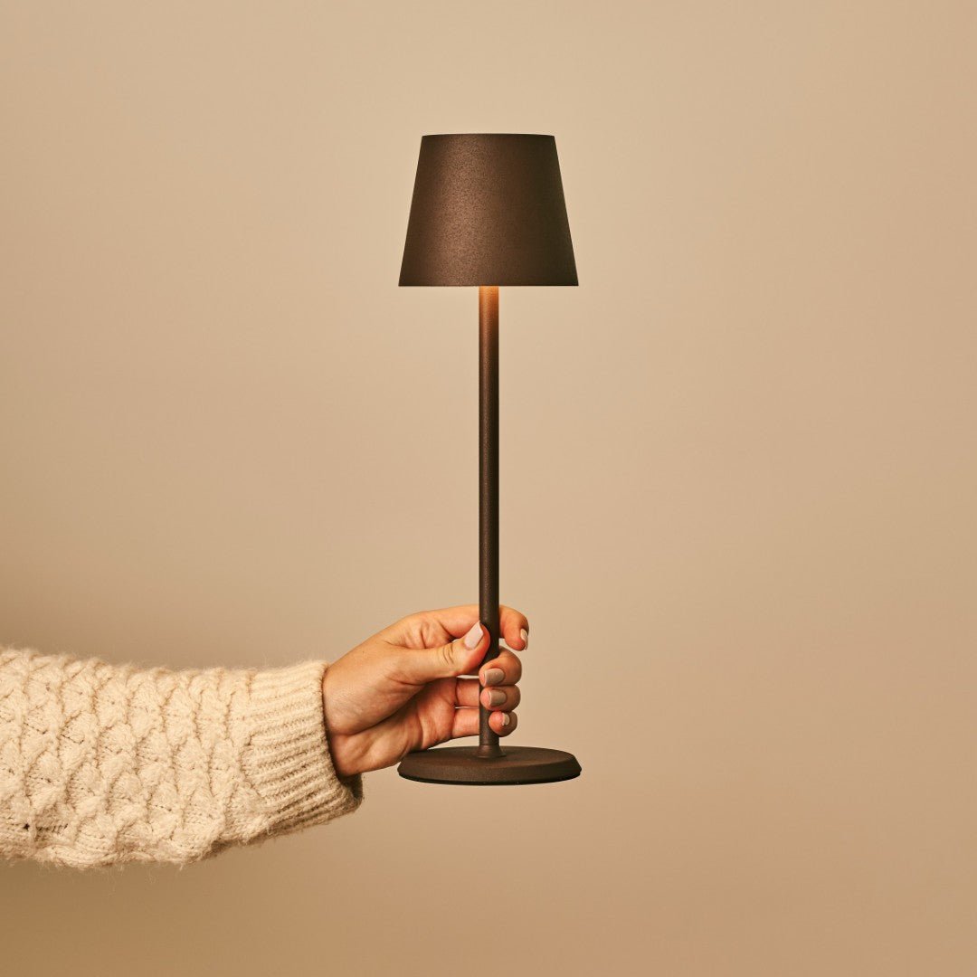 Jasper Mocha Brown – Wireless Lamp – Modern mocha lamp for stylish home interiors