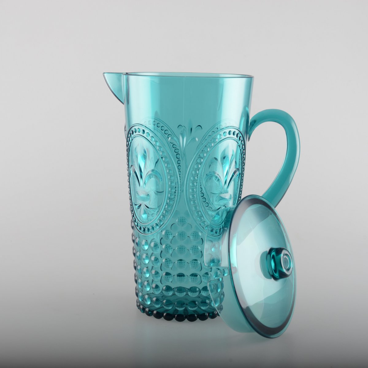 Acrylic turquoise carafe