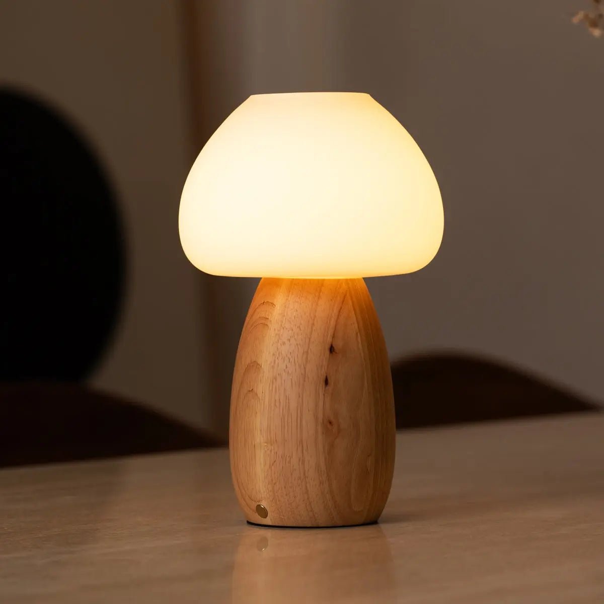 Bear Lamp – Rechargeable Wooden Light, Dimmable & Eco - Friendly - CozyVibe.eu