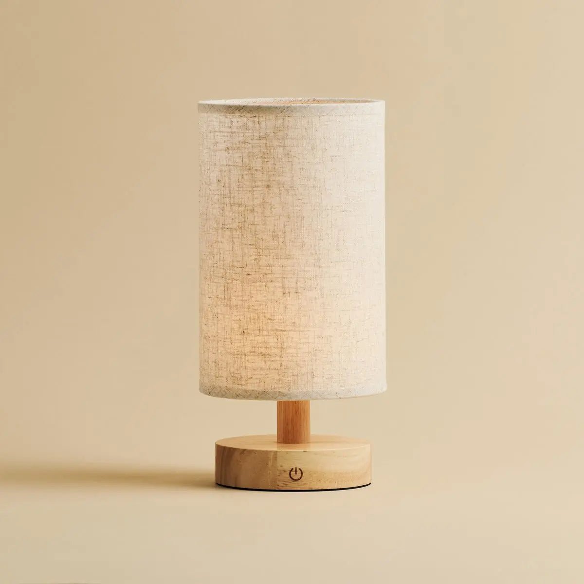 Ben Light Brown – Wooden Table Lamp | Rechargeable & Dimmable - CozyVibe.eu