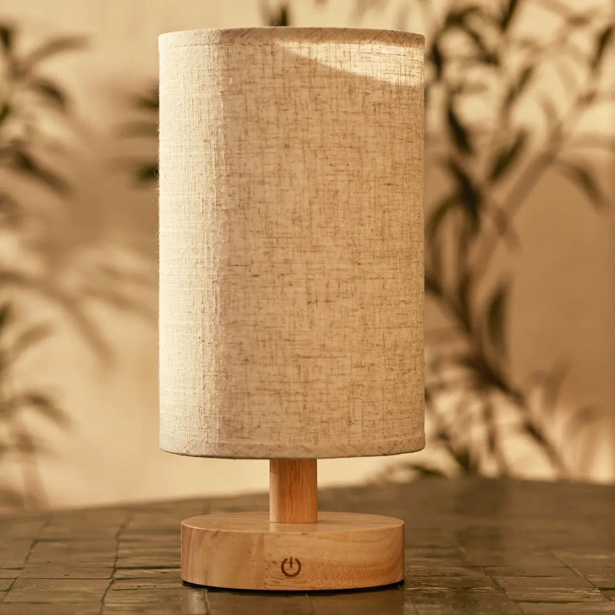 Ben Light Brown – Wooden Table Lamp | Rechargeable & Dimmable - CozyVibe.eu