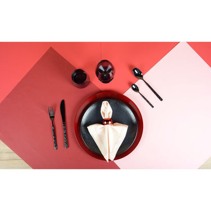 Black water glasses - Lot of 6 cups - CozyVibe.eu