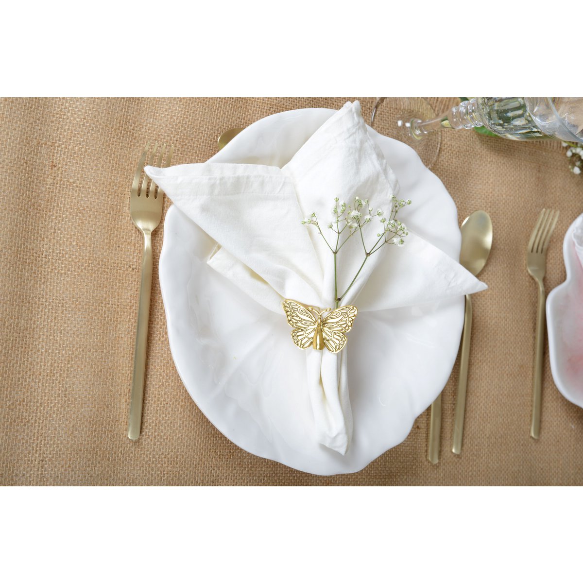 Blanche plate 27x27x2cm - CozyVibe.eu