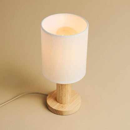 Boris Light Brown – Fabric Shade Lamp creating cozy ambient lighting in any room