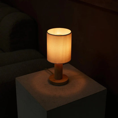 Boris Light Brown – Fabric Shade Lamp giving warm glow for home décor