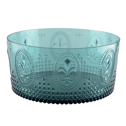 Bowl 26cm Acrylic turquoise - CozyVibe.eu
