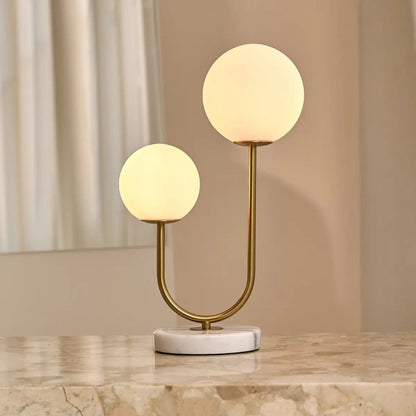 Giorgia Marble and Glass Table Lamp
