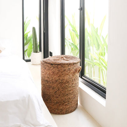Storage Basket IKAT | Laundry Basket | Basket with Cover | Basket with Lids