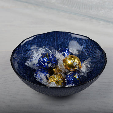 Blue soup bowl
