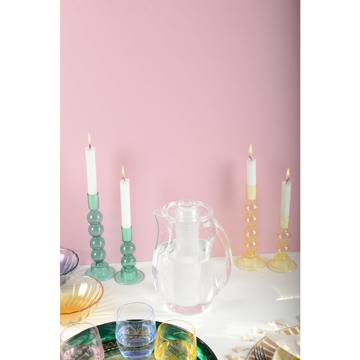 Carafe with filter for fruits 18.5x13.5x26.5cm - CozyVibe.eu