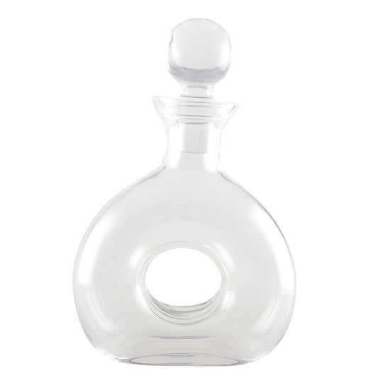 Glass whiskey carafe  19x27.5cm
