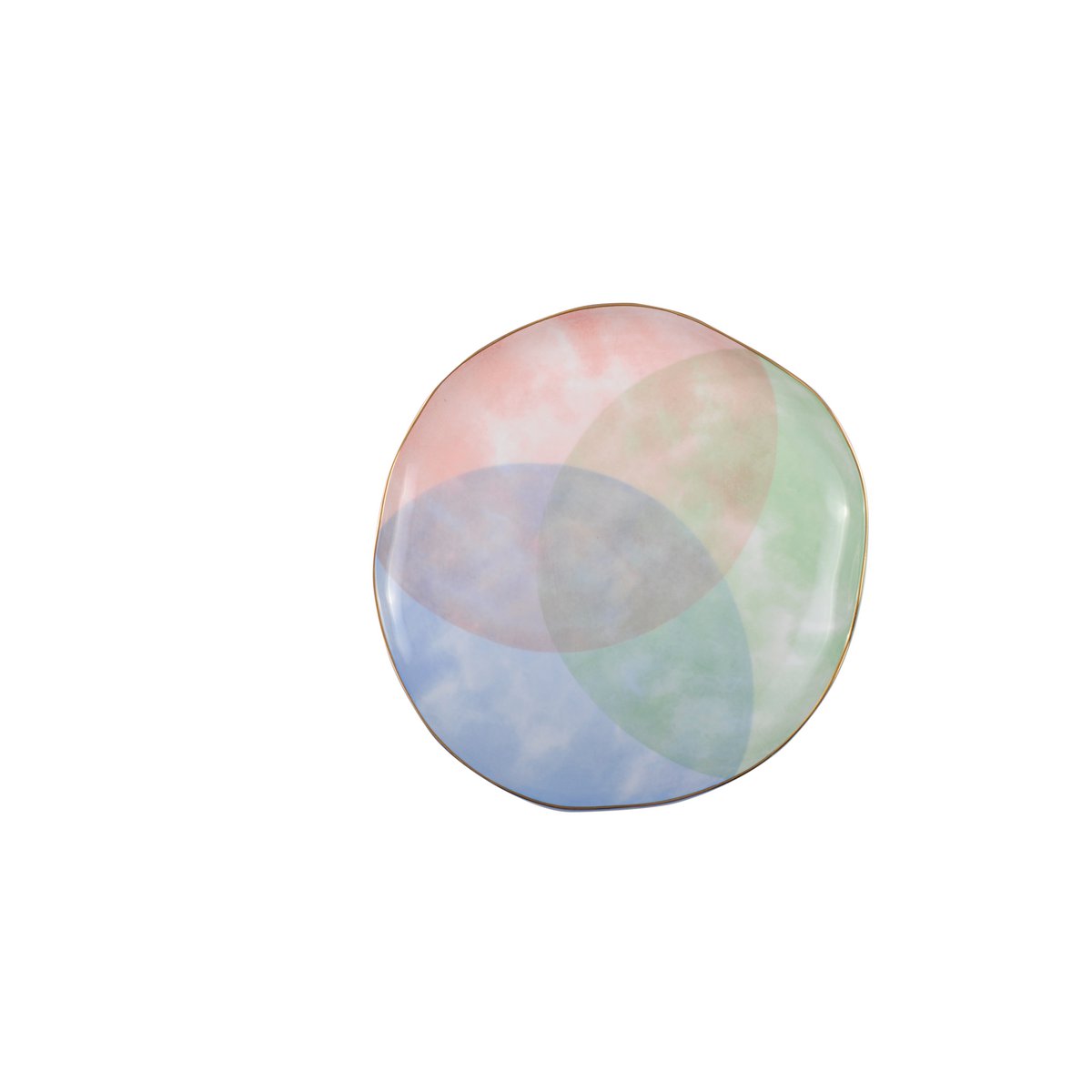 Tricolor-Paradise dessert plate