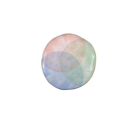 Tricolor-Paradise dessert plate