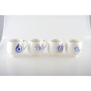 lot of 4 mugs - espresso cups