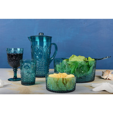 Acrylic turquoise carafe
