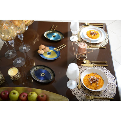 Stylish oval glass platter for home decor and serving appetizers | CozyVibe