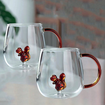 Squirrel tea cups - Lot of 2