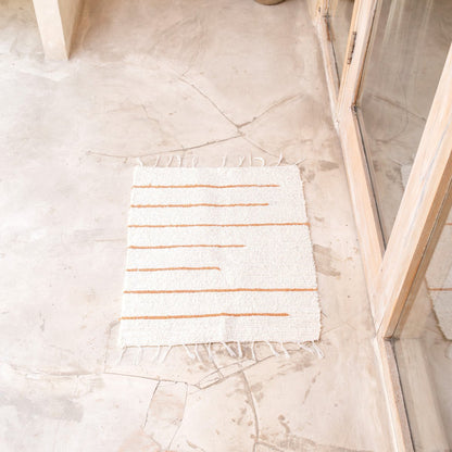 GIANYAR Cotton Rug soft cotton basket rug for bedroom or living room