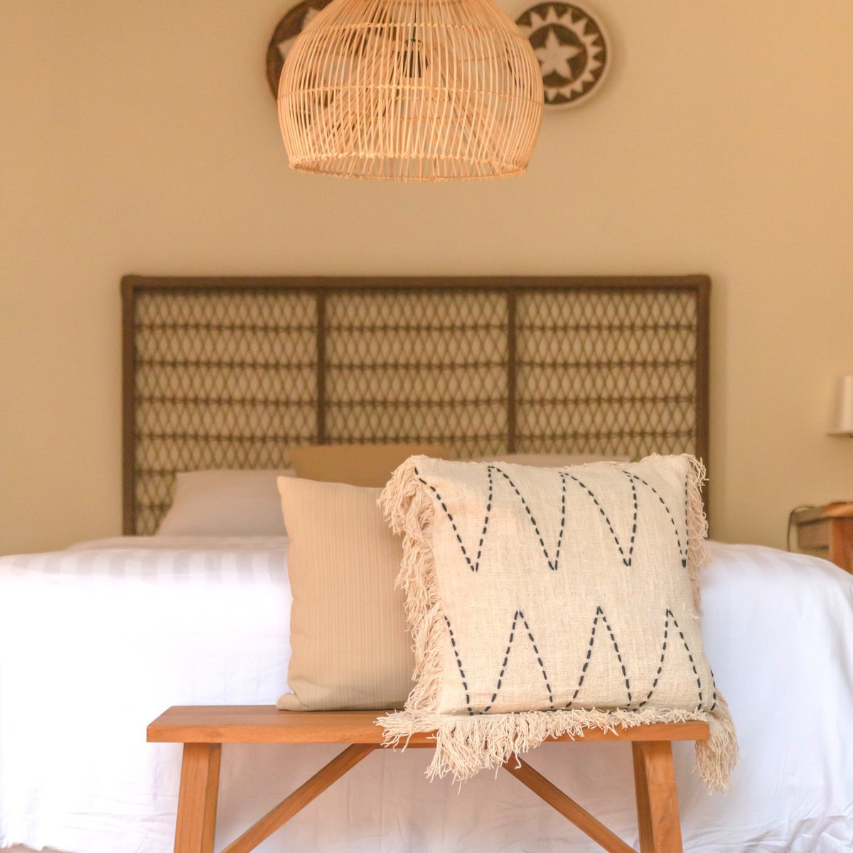 CozyVibe – Boho-Baumwollkissen als Wohnzimmerdekoration