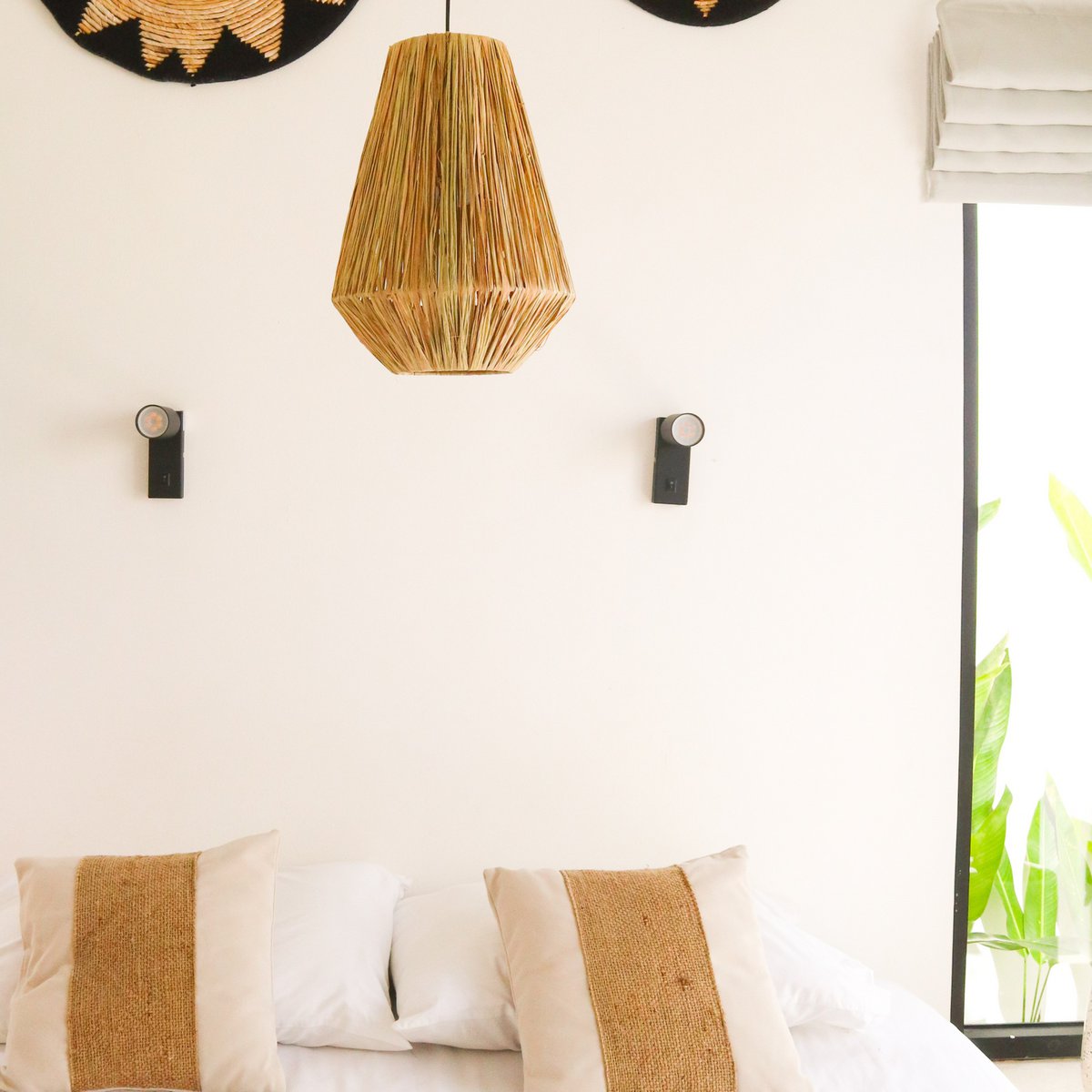 ENDAH lampenkap – Handgeweven raffia