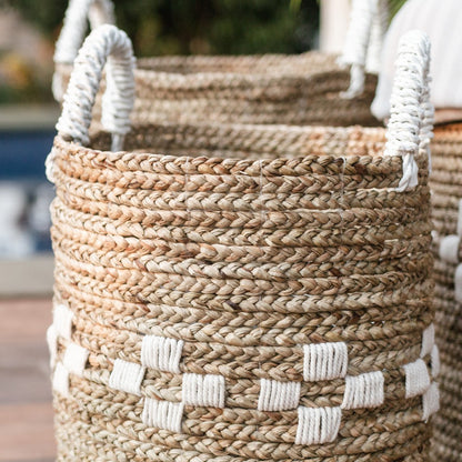 Laundry Basket LAWANG | Plant Basket | Storage Basket made from Seagrass (3 sizes) - CozyVibe.eu