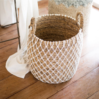 Laundry Basket | Plant Basket | Storage Basket KUBU made from Banana Fibre (3 sizes) - CozyVibe.eu
