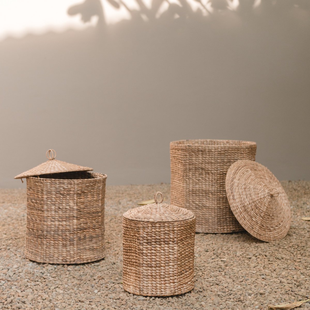 CozyVibe – Boho-Wäschekorb als Wohnzimmerdekoration