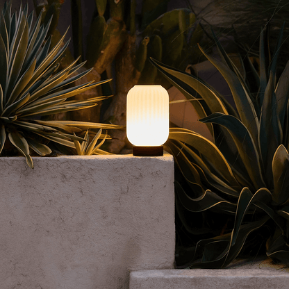 Lilly Rechargeable Lamp – Modern dimmable frosted glass lamp for bedrooms