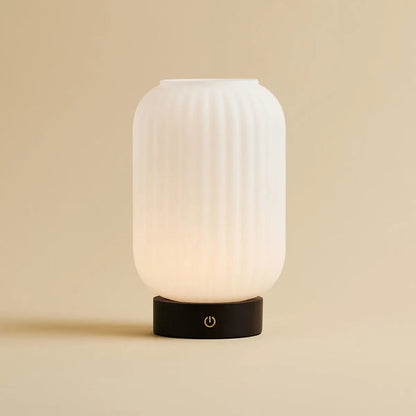 Lilly Rechargeable Lamp – Portable frosted glass lamp for indoor and outdoor