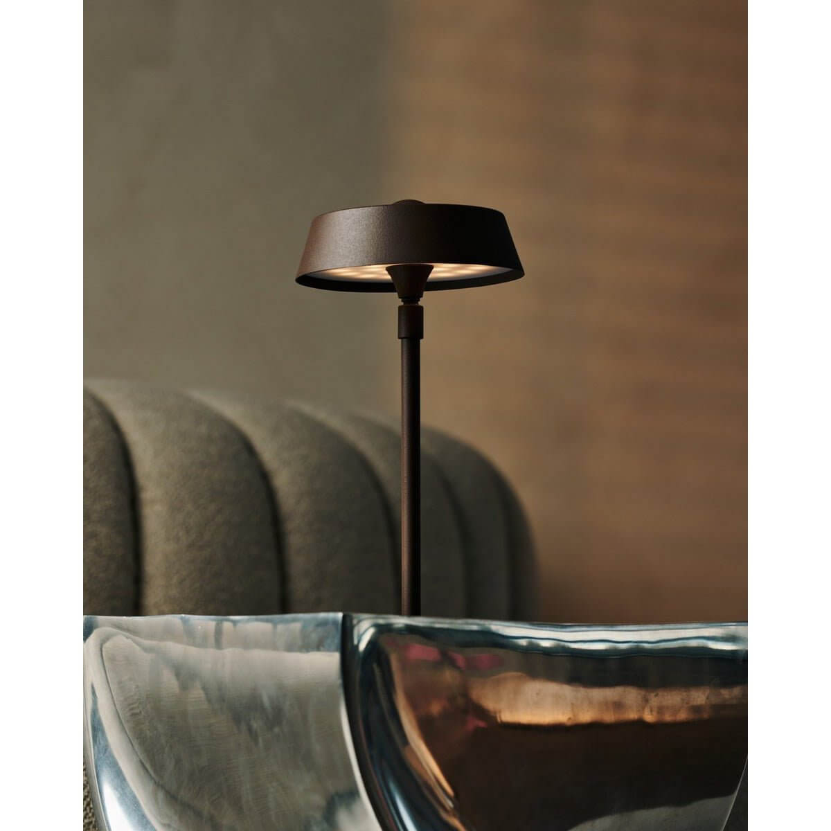 Luca Mocha Brown – USB Rechargeable Lamp | Dimmable Light - CozyVibe.eu