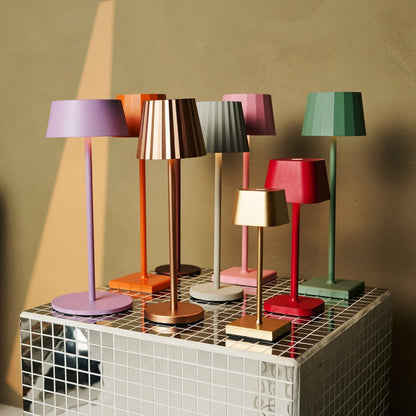 Luca Bronze – USB Rechargeable Lamp – Bronze cordless lamp with multiple color variants