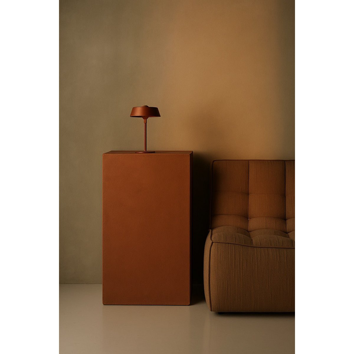 Luca Bronze – USB Rechargeable Lamp – Minimalist cordless lamp for stylish home decor