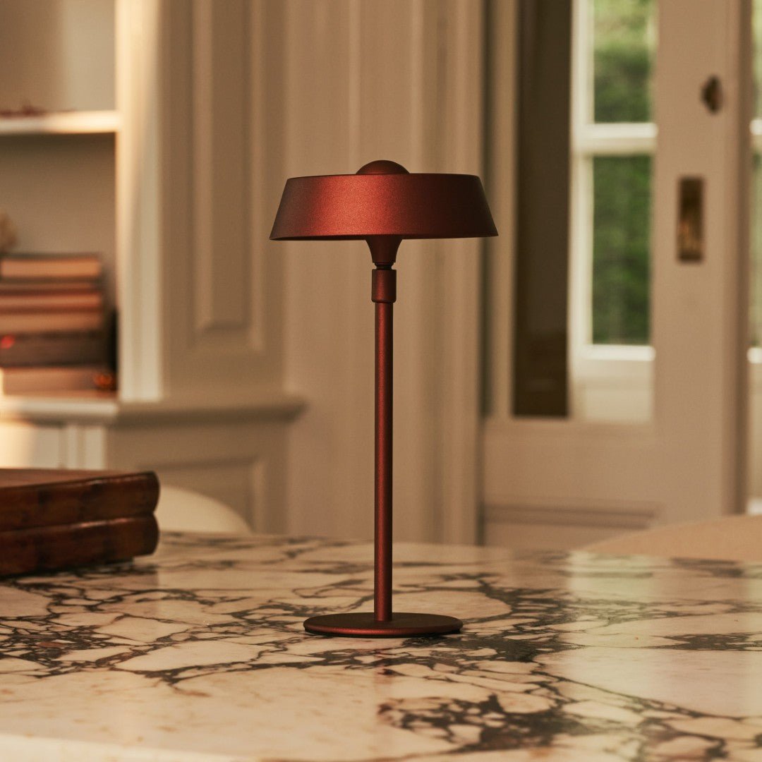 Luca Bronze – USB Rechargeable Lamp – Lightweight bronze lamp with portable cordless design