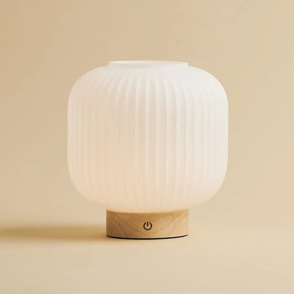 Lyla Unique – Rechargeable Lamp – Compact rechargeable lamp with durable wooden base