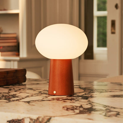 Max Chestnut – Wooden Lamp – Wooden rechargeable lamp used as cozy night light