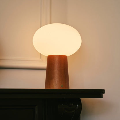 Max Chestnut – Wooden Lamp – Rechargeable chestnut lamp creating warm cozy ambiance