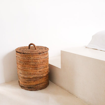 OMBAK Basket sustainable banana fibre basket for modern home decor
