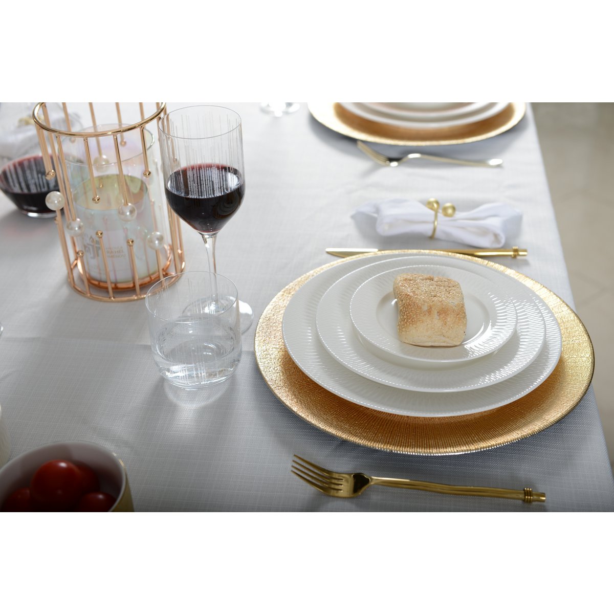 Weißer Dessertteller Princess – CozyVibe.eu