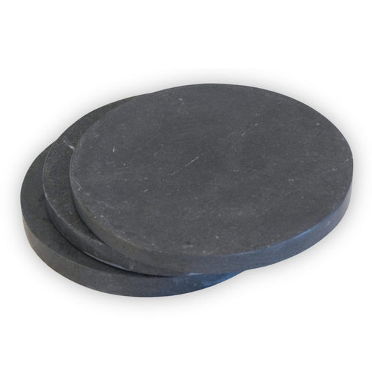 RANUKA Coasters – Grey Marble Set Handmade - CozyVibe.eu