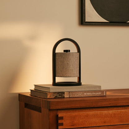 River Black & Grey Lamp – Cordless rechargeable lamp for stylish home lighting