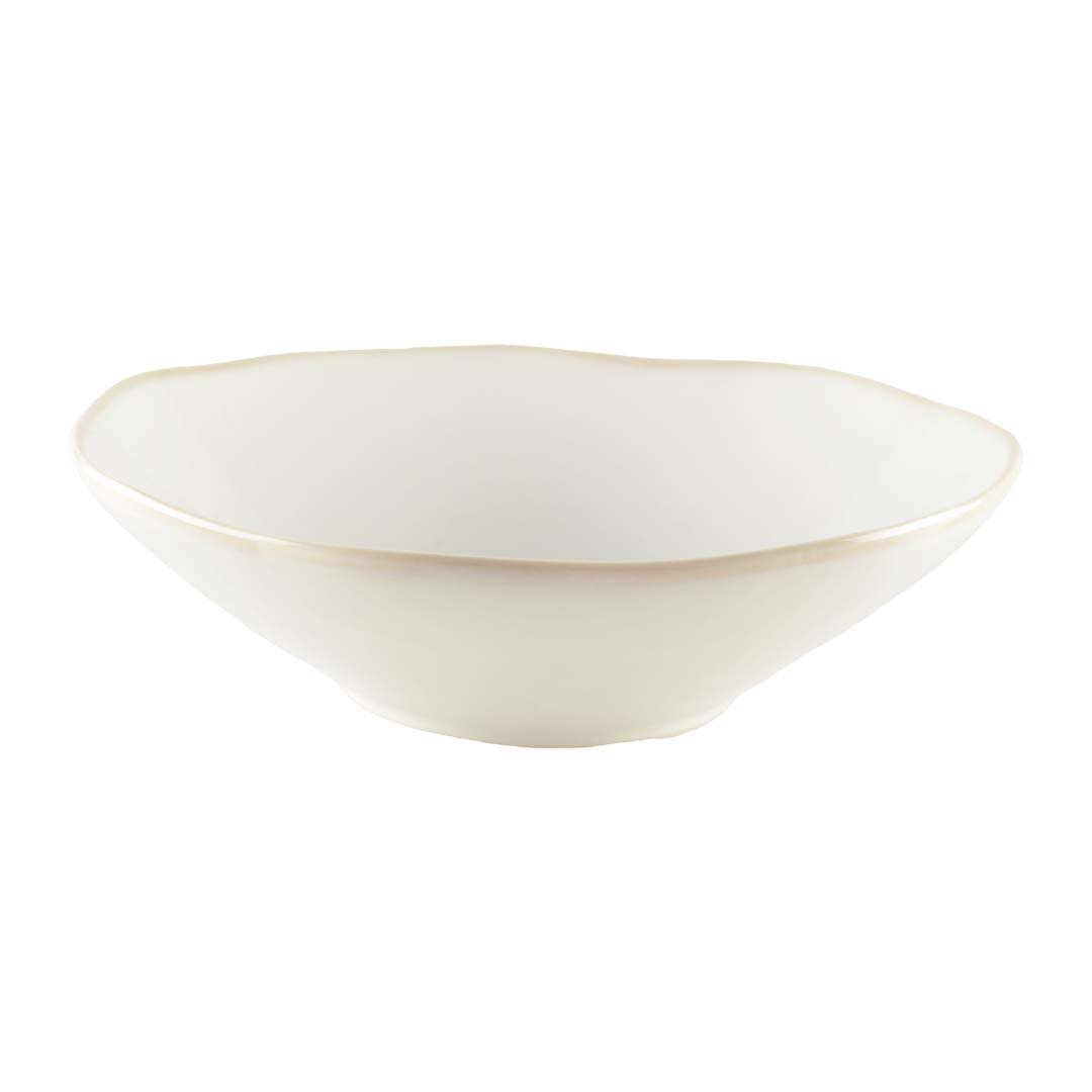 Rosa white bowl 21x21x6.3cm - CozyVibe.eu